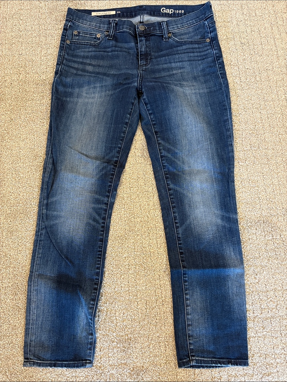 GAP Women's Dark Blue Straight Leg Jeans